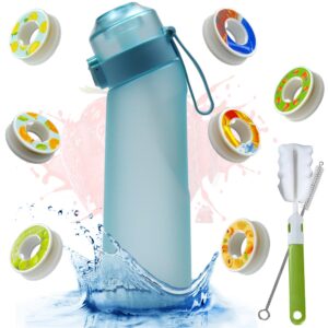 FLRWDJL Sports Air Water Bottle with 7 Flavour Pods