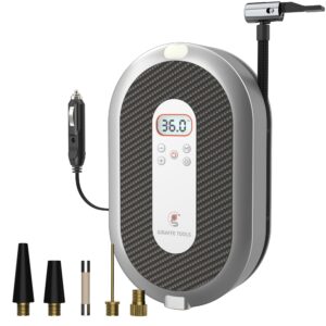 Giraffe Tools Car Tyre Inflator 12V DC with Retractable Cable