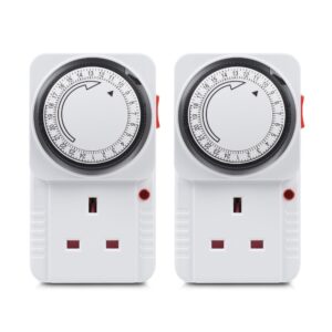 HBN 24 Hour Programmable Mechanical Timer Plug Switch