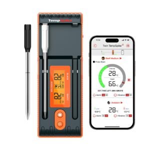 ThermoPro Twin TempSpike 150m Truly Wireless Meat Thermometer with 2 Meat Probes