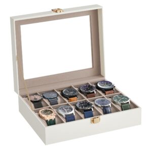SONGMICS Watch Box with 10 Slots