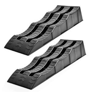Savieva Caravan Levelling Ramps - 2 Pack Heavy-Duty Motorhome & Campervan Leveling Blocks