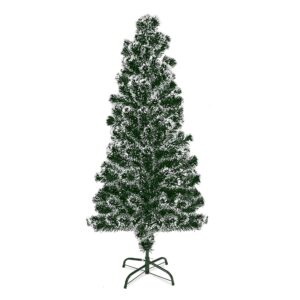 ASAB Artificial Christmas Tree With Metal Stand | Realistic Bushy Xmas Tree Branches | Freestanding Natural Look Christmas Tree | Easy To Assemble | Christmas Home Decor (4ft Snow Tips)