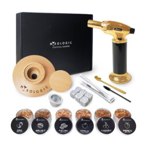 MIXOLOGIC Cocktail Smoker Kit with Torch