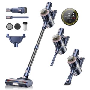 HONITURE S15 Cordless Vacuum Cleaner 38Kpa Powerful Stick Vacuum with Touch Display