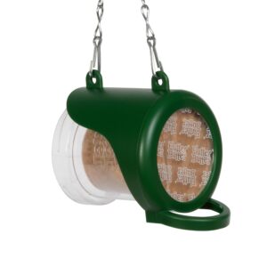 Hanging Flutter Butter® Feeder For Garden and Wild Birds - Jacobi Jayne® Flutter Butter® Feeder Filled with 140g Original Refill Pod - The Perfect Feeder to Initiate Your Flutter Butter Feeding