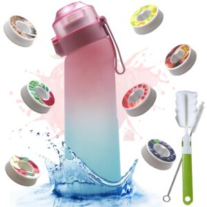 FLRWDJL Sports Air Water Bottle with 7 Flavour Pods