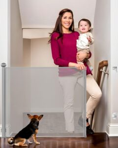 MOXTOYU Retractable Stair Gate for Baby and Pets