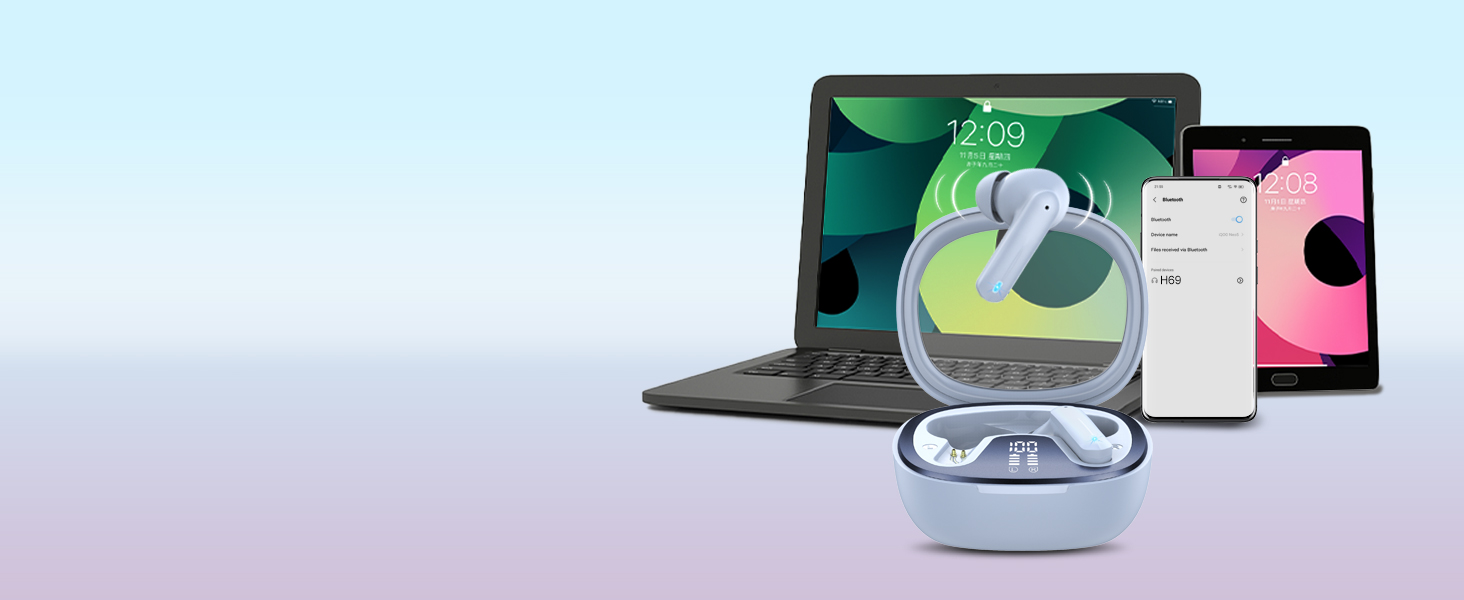 earbuds wireless noise cancelling waterproof headphones