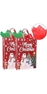 large red gift bag