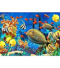 1000 piece Colorful Fishes