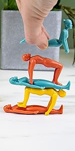 Yoga stack game from Gift Repuplic - nameste to the next level with this mindful stacking game
