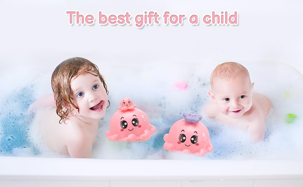 Octopus Light Up Bath Toys