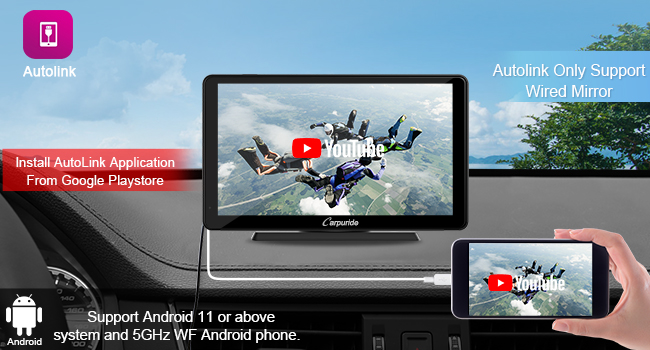 Airplay Wireless and Wired Mirror Link Function