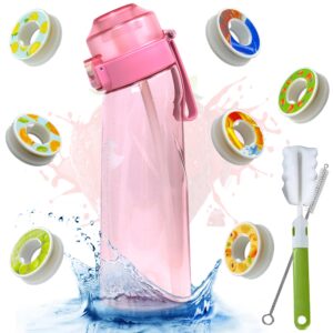 FLRWDJL Sports Air Water Bottle with 7 Flavour Pods