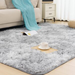 Vamcheer Fluffy Shaggy Area Rug - Soft Large Rug Living Room Bedroom Carpet