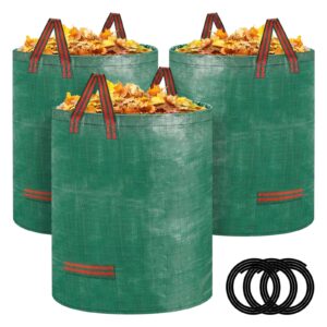 CQWLKEJ 3 X 300L Garden Waste Bags Heavy Duty