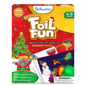 Skillmatics Art & Craft Activity - Foil Fun Holiday Magic