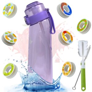 FLRWDJL Sports Air Water Bottle with 7 Flavour Pods