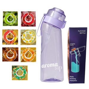 Aroma Sip Air Water Bottle with 7 Flavour Pods