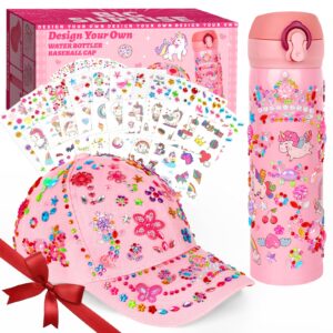Gifts for Girls DIY Water Bottle and Baseball Cap
