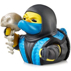 TUBBZ First Edition Scorpion Collectible Vinyl Rubber Duck Figure - Official Mortal Kombat Merchandise - Fighting Action TV