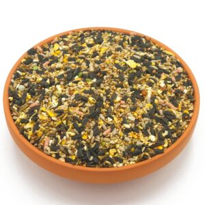 Swainston’s Song Bird Super Deluxe | Premium Wild Bird Seed | No Mess Bird Seed Mix | Includes Bakery Grade Sunflower Hearts and Suet Pellets | 12.75kg