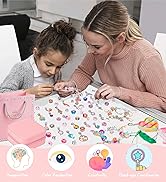 SASUKI Gift for 4 5 6 7 8 9 10 11 12 13 Year Old Girl, Bracelet Making Kit Toys for 5-13 Year Old...