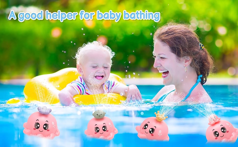 Octopus Light Up Bath Toys