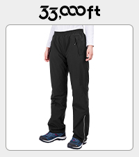 Womens Waterproof Trousers Lightweight Rain Overtrousers Ladies Mesh Lined Windproof Rain Pants