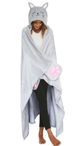 Cat Gifts Wearable Blanket