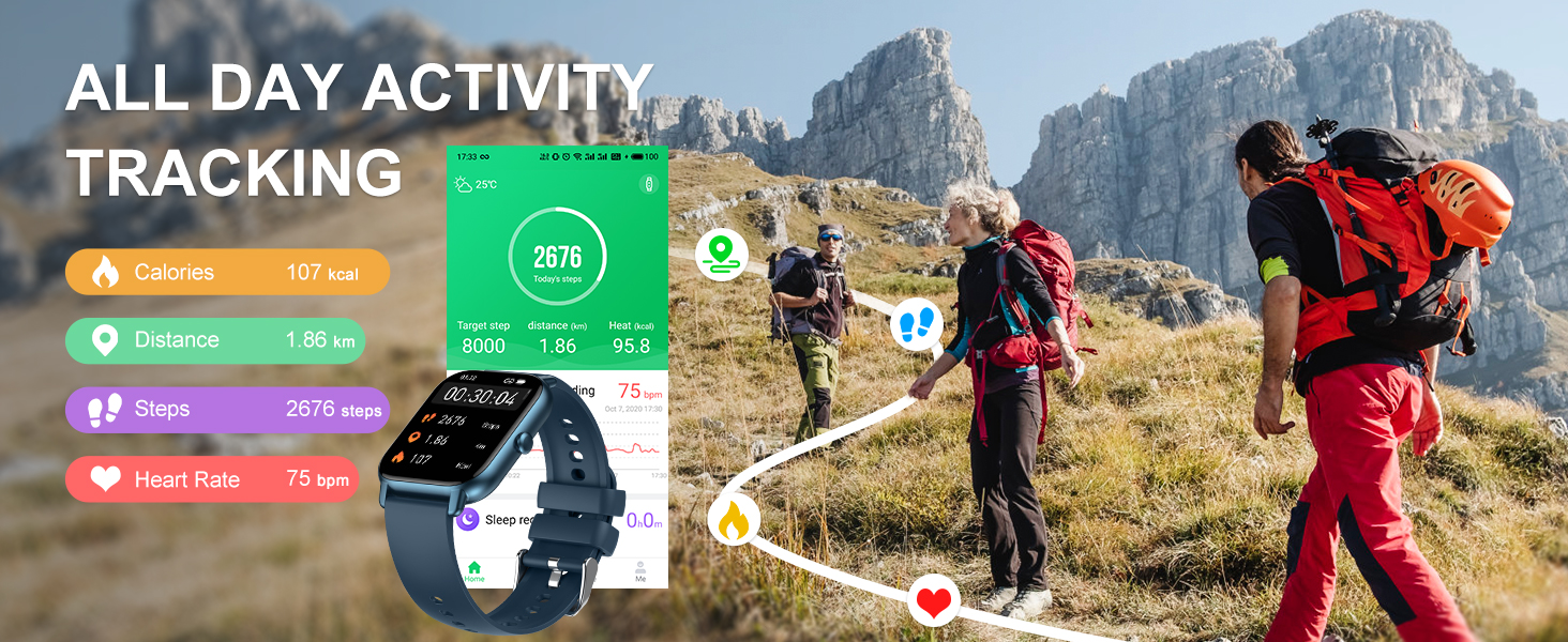 Smart Watch for Men Women