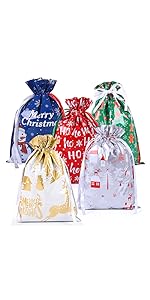 christmas drawstring bag