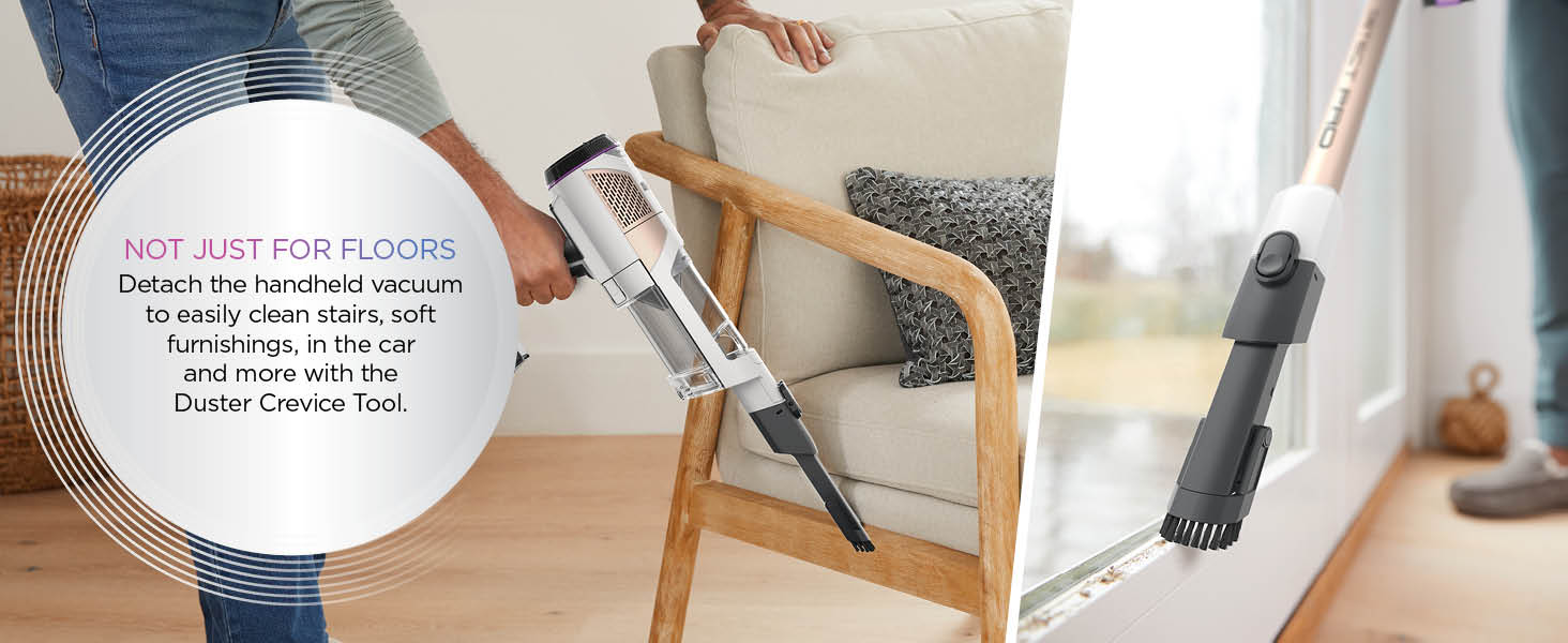 Shark Detect Pro Cordless Vacuum Cleaner, 2L Auto-Empty, Light, Flexible Anti Hair Wrap, Pet Tools