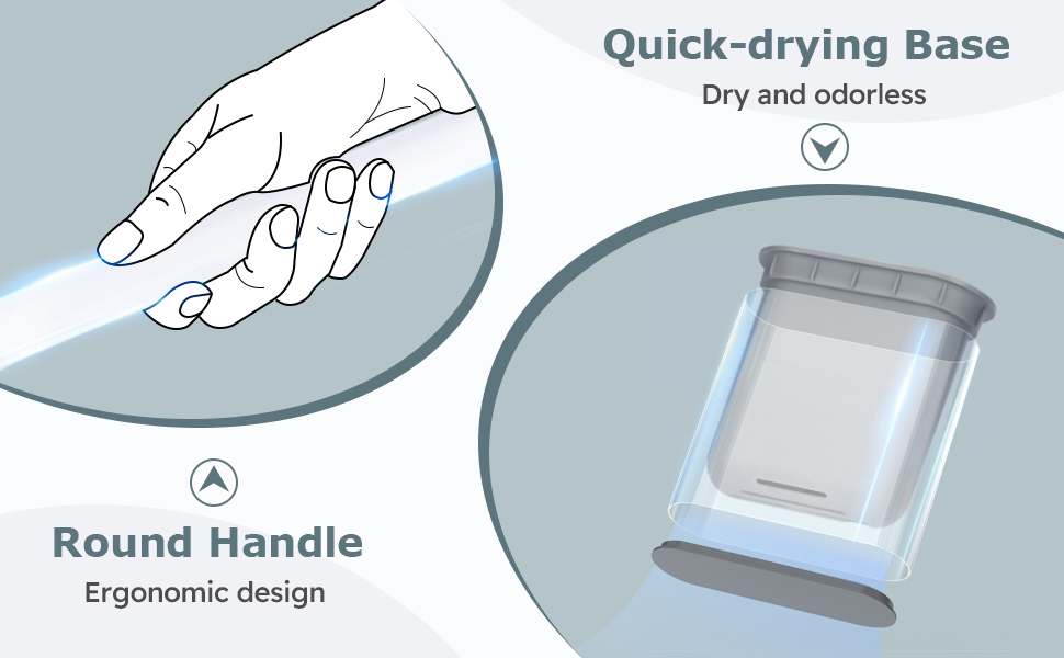 Super soft, 360° no blind spots.