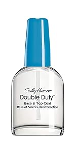 Sallyhansan; Salliehansen; Sally; hansen; care; nailcare; polish; double duty; topcoat