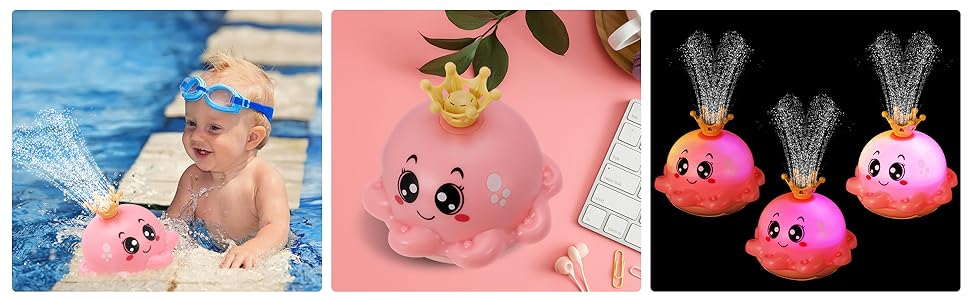 Octopus Light Up Bath Toys