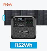 BLUETTI Solar Generator AC60 with PV120 Solar Panel Included, 403Wh 