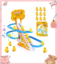 Electric Duck Climbing Stairs Toys