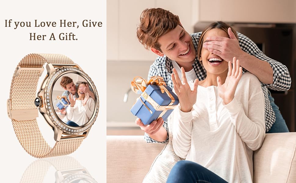 womens smart watch make answer call