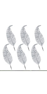 Christmas Tree Feather silver