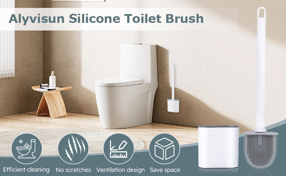 Silicone Toilet Brush.