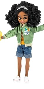 Kid Activist Lottie Doll | Cute Black Dolls for Girls & Boys | Cute Black Doll Inspired Mari Copeny