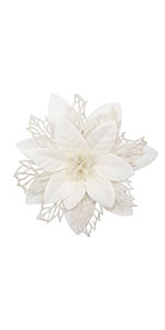 Christmas flowers white