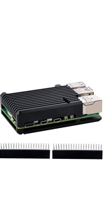 Raspberry Pi 5 CNC Aluminum Armor Case with Passive Cooling without Fan