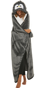 Penguin Hooded Blanket