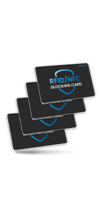 RFID/NFC blocking card 4 pack