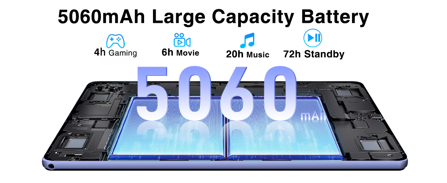 5060mAh battery tablet