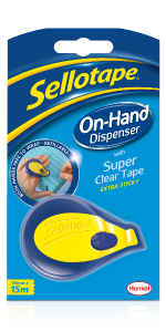 Sellotape On Hand Dispenser Super Clear