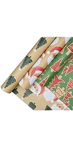 16m kraft paper roll tree,Santa Claus